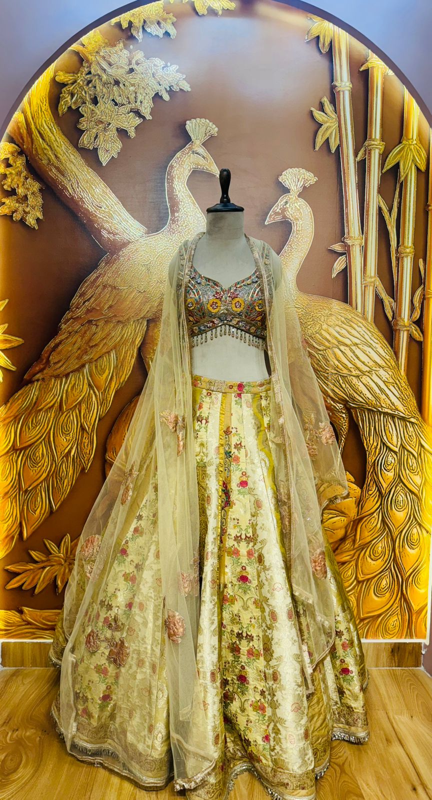 Ivory Bloom Festive Lehenga Set